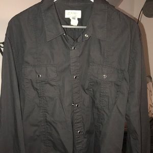 Men's Black American Rag long sleeve shirt